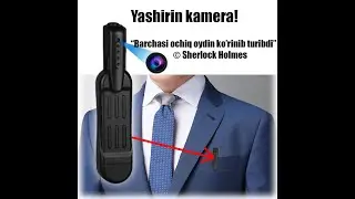 T189 yashirin kamera.  Mini yashirin kamera. Мини скрытая камера. Mini hidden camera. 