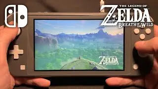 The Legend Of Zelda BOTW on Nintendo Switch Lite #1
