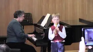 Федотов Артемий - выступление 2 на IV конкурсе блокфлейтистов.