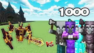 Ignis Vs 1000 Vindicator | Minecraft