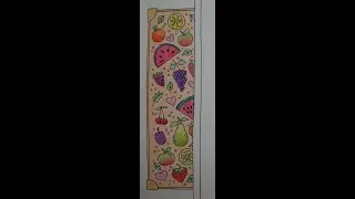 Adult Colouring Tutorial Fruit (recipe page) - from 30 Days of Creativity by Johanna Basford