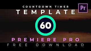 Free Countdown Timer Template for Adobe Premiere Pro | Motion Graphics Template |