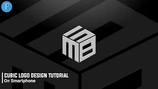 Cubic Logo Design (S+M+B) on Smartphone || Pixellab Tutorial
