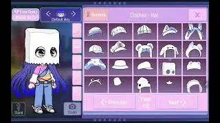 I used Gacha Nox!! 🤩 (a gacha mod) || My first gacha oc I created on it 😯😩💞