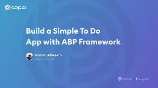 Build a Simple To Do App with ABP Framework [Angular + MongoDb]
