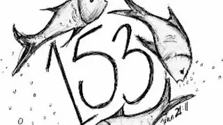153 as a day count to the catching of a great multitude 🐠🐟