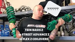 TEIN Coilovers: TEIN Basis Z vs Street Advance Z vs Flex Z - Whats the difference?