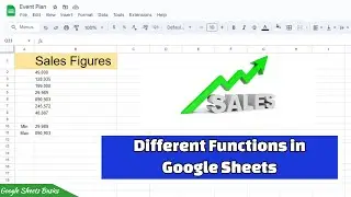 Using Functions in Google Sheets!