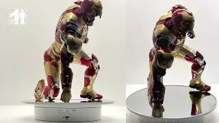 Epic Hot Toys Iron Man Super Best Hero Landing Pose Mark 42