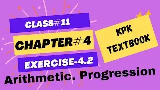 Definition of Arithmetic Progression (A.P) or Arithmetic Sequence | examples