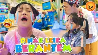 DINAR LEIKA BERANTEM SAMPAI NANGIS DI LIHAT BANYAK ORANG DI MALL😭😭 