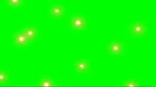 Floating Stars Green Screen   Seamless Sparkle Loop 1 Hour