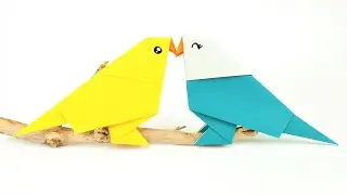 🐦 How to make a paper bird with origami! Easy!