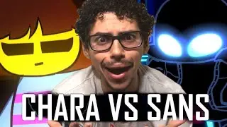 NIGHTMARE SANS STOPS CHARA!? | CHARA VS NIGHTMARE SANS (ANIMATION) REACTION!