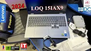 Lenovo LOQ 15IAX9 Intel Core i5-12450HX RTX 2050 Unboxing and Review 2024 | Budget Gaming Laptop