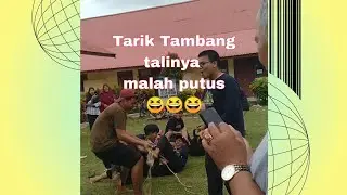 Tarik Tambang,Talinya malah Putus bberapa kali😆😆😆