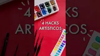 4 hacks útiles para artistas 👌🎨 | #shorts #arte #art #arthacks #arttutorial