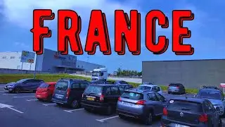 На тягаче по городу! В Поисках парковки! Guingamp/Генгам! Франция. 