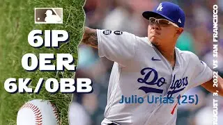 Julio Urías | Aug 3, 2022 | MLB highlights