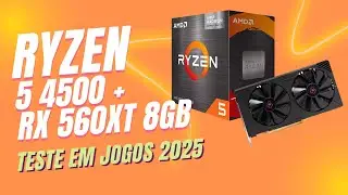 Ryzen 5 4500 com RX 560xt 8gb - Teste em jogos 2025 - NEW YORK INFORMÁTICA