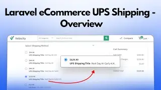 Laravel eCommerce UPS Shipping - Overview