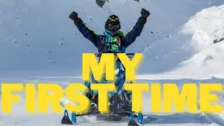 First Time On A Snowmobile And This Happened...