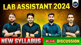 LAB ASSISTANT NEW VACANCY 2024 SYLLABUS DISCUSSION | LAB ASSISTANT SYLLABUS 2024 | BY DINESH SIR