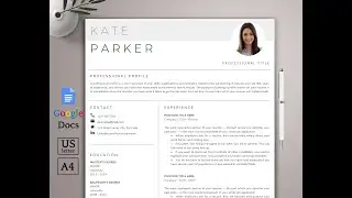 College Resume Template