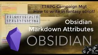 Obsidian - Fantasy Fonts (Custom Fonts)