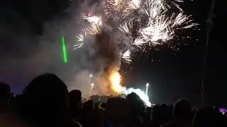 Burning Man 2018 Man Burn Explosions