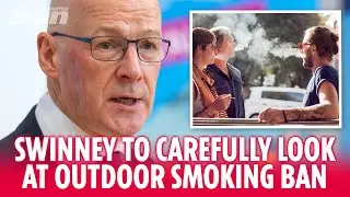 SNP will carefully look at a ban on smoking outdoors