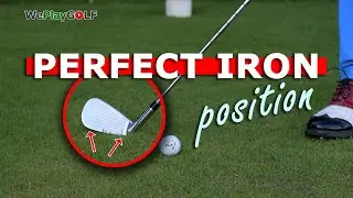 How to set your iron on the ground at address - Golf tip