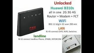 Huawei b310s-927,Airtel Huawei B310s-927,Ideahuawei b310s-927,Unlock,Working Solution