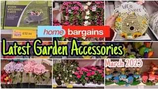 Home Bargains  New in Shop with Me |  Garden Essentials  March 2025