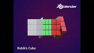 Mastering Blender 3.5: Create a Realistic Rubik's Cube Model || Blender