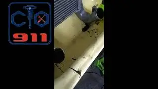 Чистка интеркулера грузовика Daf ( СТО 911 )