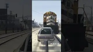 Mobil Terkuat Menghentikan Kereta Api GTA 5