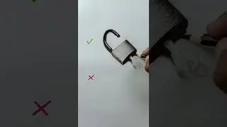 How to Draw a Padlock | #shorts