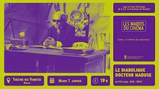 Le Diabolique Docteur Mabuse de Fritz Lang (1960) // La Bande Annonce