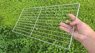 Few people know the secret of the old metal grid from the refrigerator. A brilliant idea .