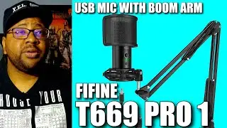 FiFine T669 Pro 1 Condensor Mic with Boom Arm