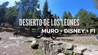 Rodando en Desierto de los Leones. Muro + Disney + Fórmula 1