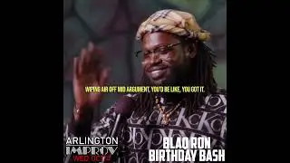 Blaq Ron Birthday Bash At The Arlington Improv - WED OCT 4 #standupcomic #arlingtontx  #comedy
