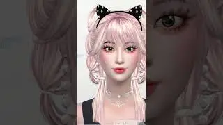 Sims 4 | making Cute Gamer Girl ~🖤 #sims4 #sims4cc #cute