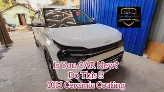 Kia Carens Protected With 10HCeramic  Coating |Process Explained |Sparkling  Auto Studio Kolkata
