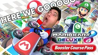 Trying the NEW Mario Kart DLC!!!