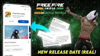 Free Fire India New Launch Date & Download! 🥳