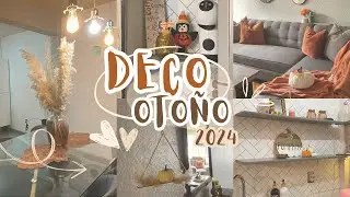 DECORACIÓN de OTOÑO en mi SALA y COCINA 🍁😍