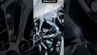 #youtubeshorts Bmw alloy wheels paint bclak colour subscribe kare