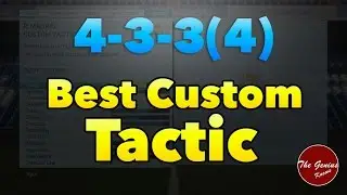 Fifa 16: How to use 4-3-3(4) formation with the best possible custom tactic!!!